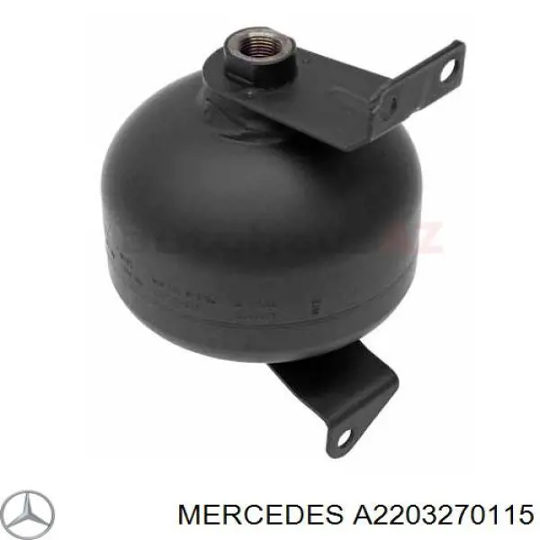 A2203270115 Mercedes tanque de recepção do sistema pneumático