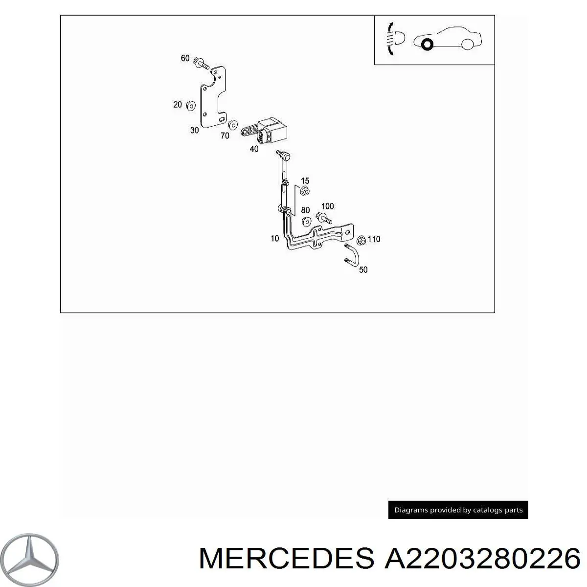 A2203280226 Mercedes 