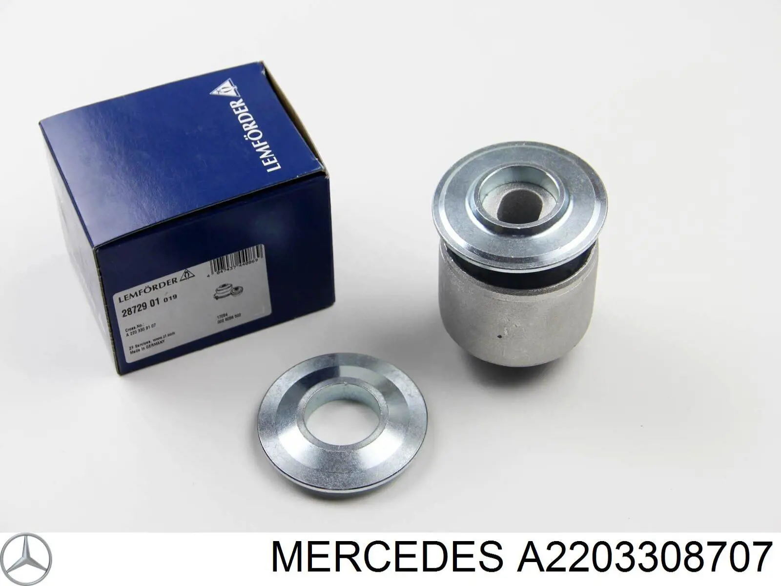 Купить A2203308707 Mercedes Сайлентблок нижний передней подвески