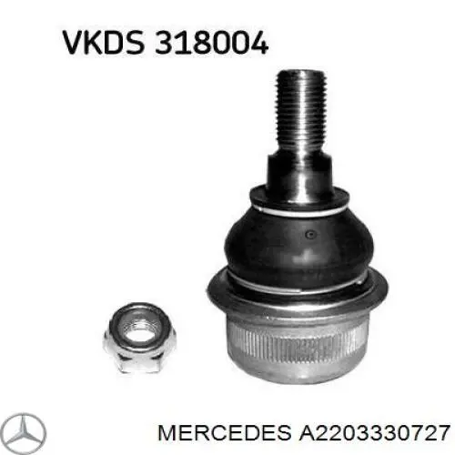 A2203330727 Mercedes шаровая опора нижняя