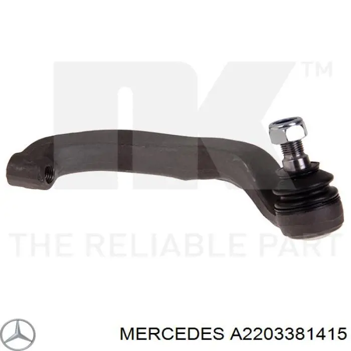 A2203381415 Mercedes наконечник рулевой тяги внешний