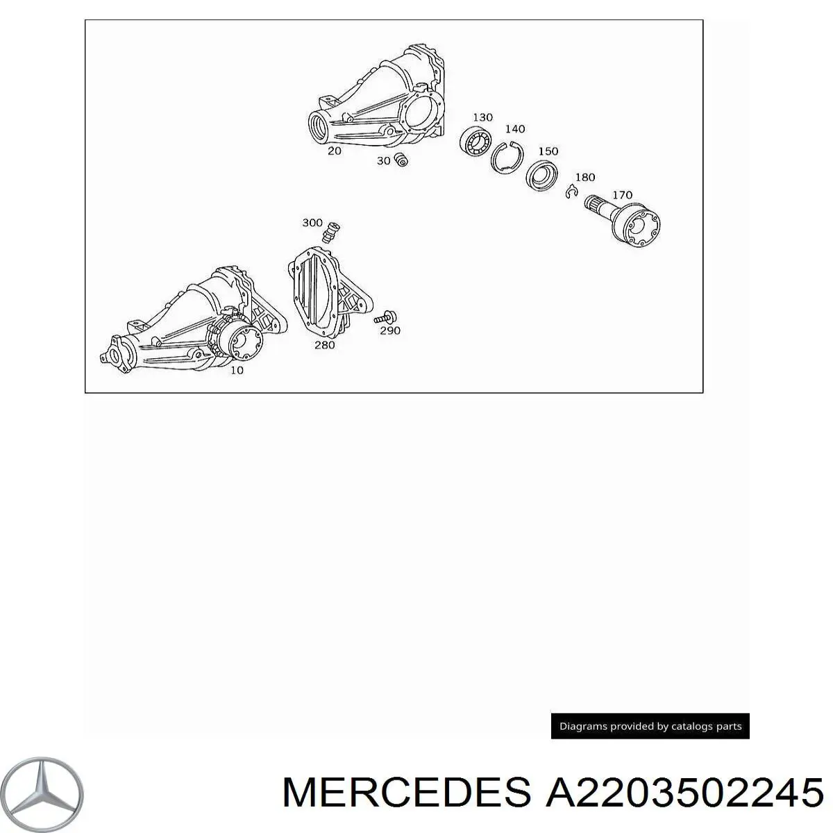 A2203502245 Mercedes 