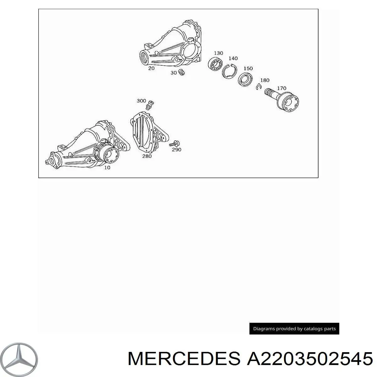 A2203502545 Mercedes 