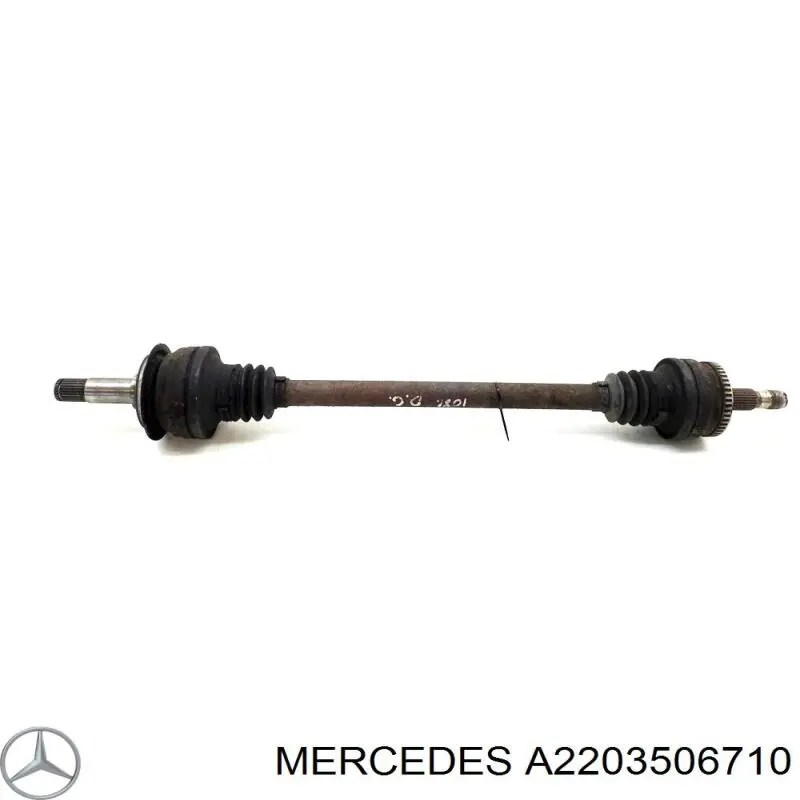 A2203506710 Mercedes Полуось задняя левая