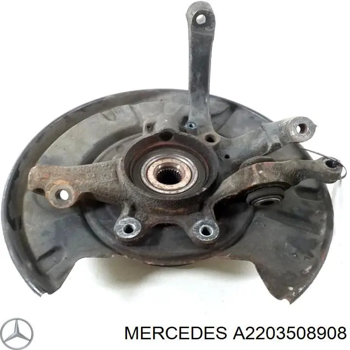 Купить 2203508908 Mercedes Цапфа (поворотный кулак) задний левый