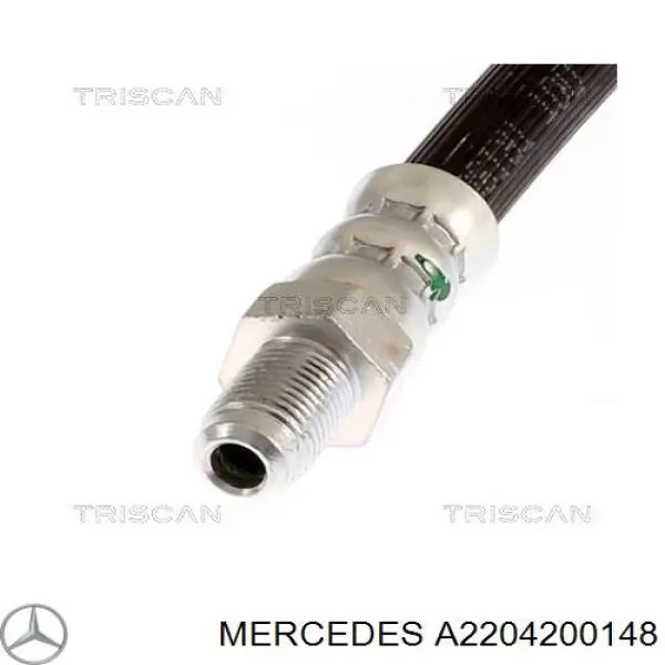 Шланг тормозной задний Mercedes A2204200148