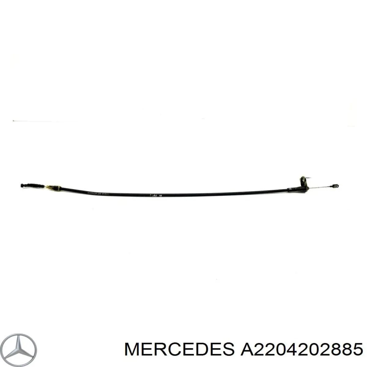 Трос ручного тормоза задний правый Mercedes A2204202885