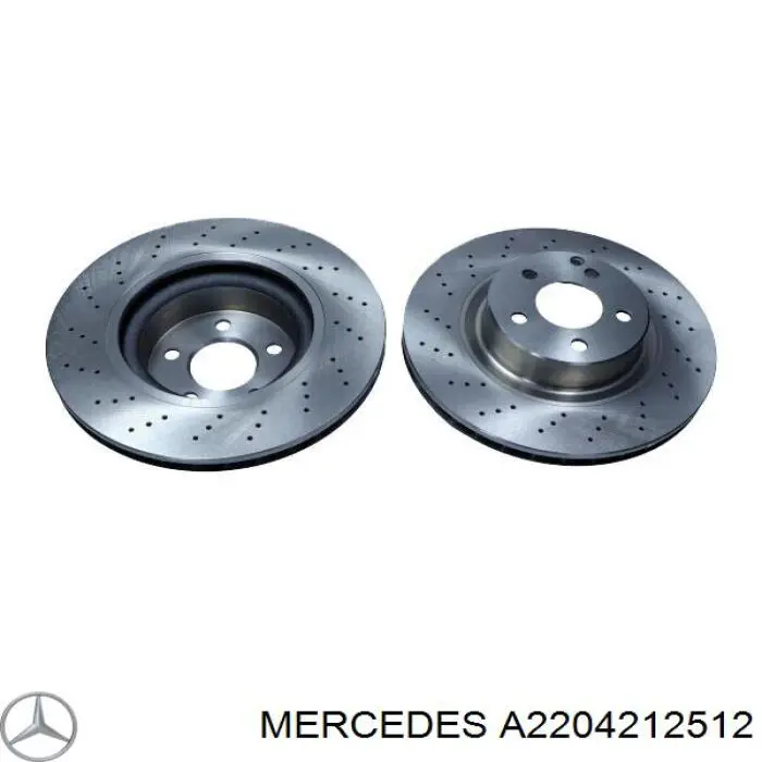 Тормоз дисковый передний Mercedes A2204212512 цена, от 84.06 USD