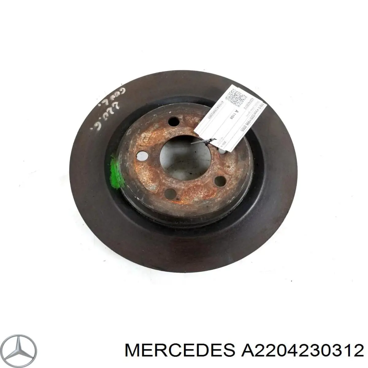 Тормозные диски A2204230312 Mercedes