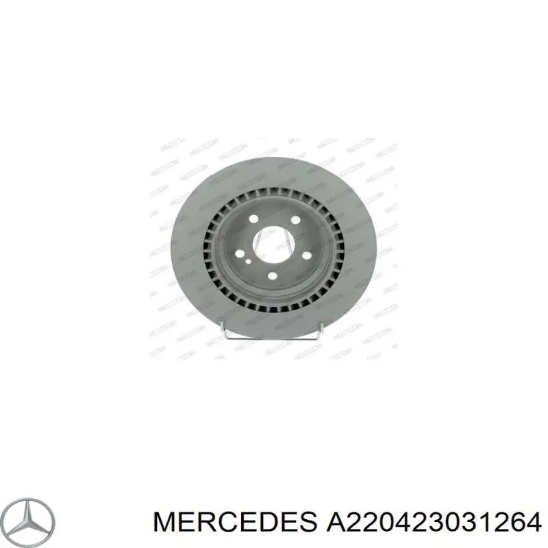 A220423031264 Mercedes диск тормозной задний