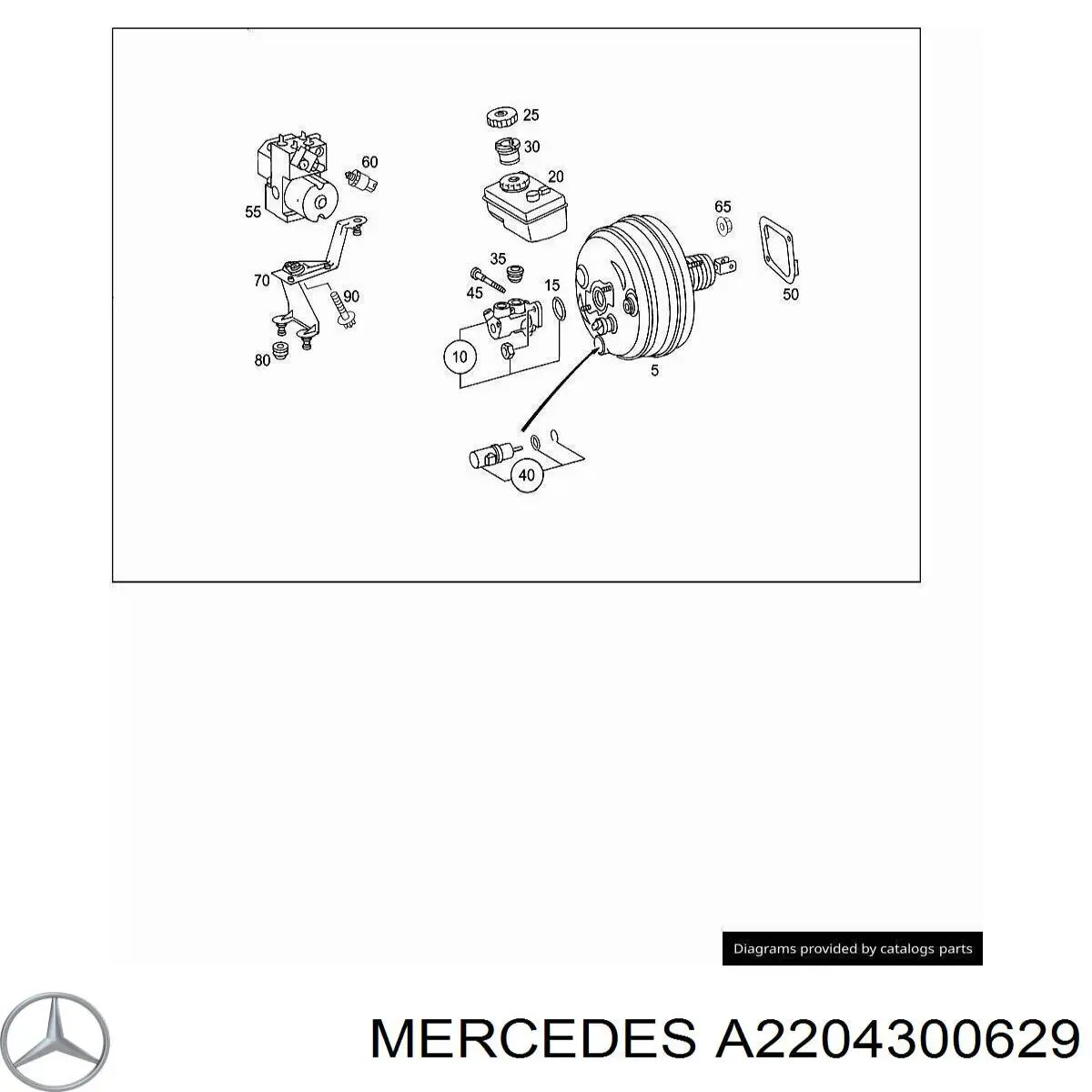 A2204300629 Mercedes 