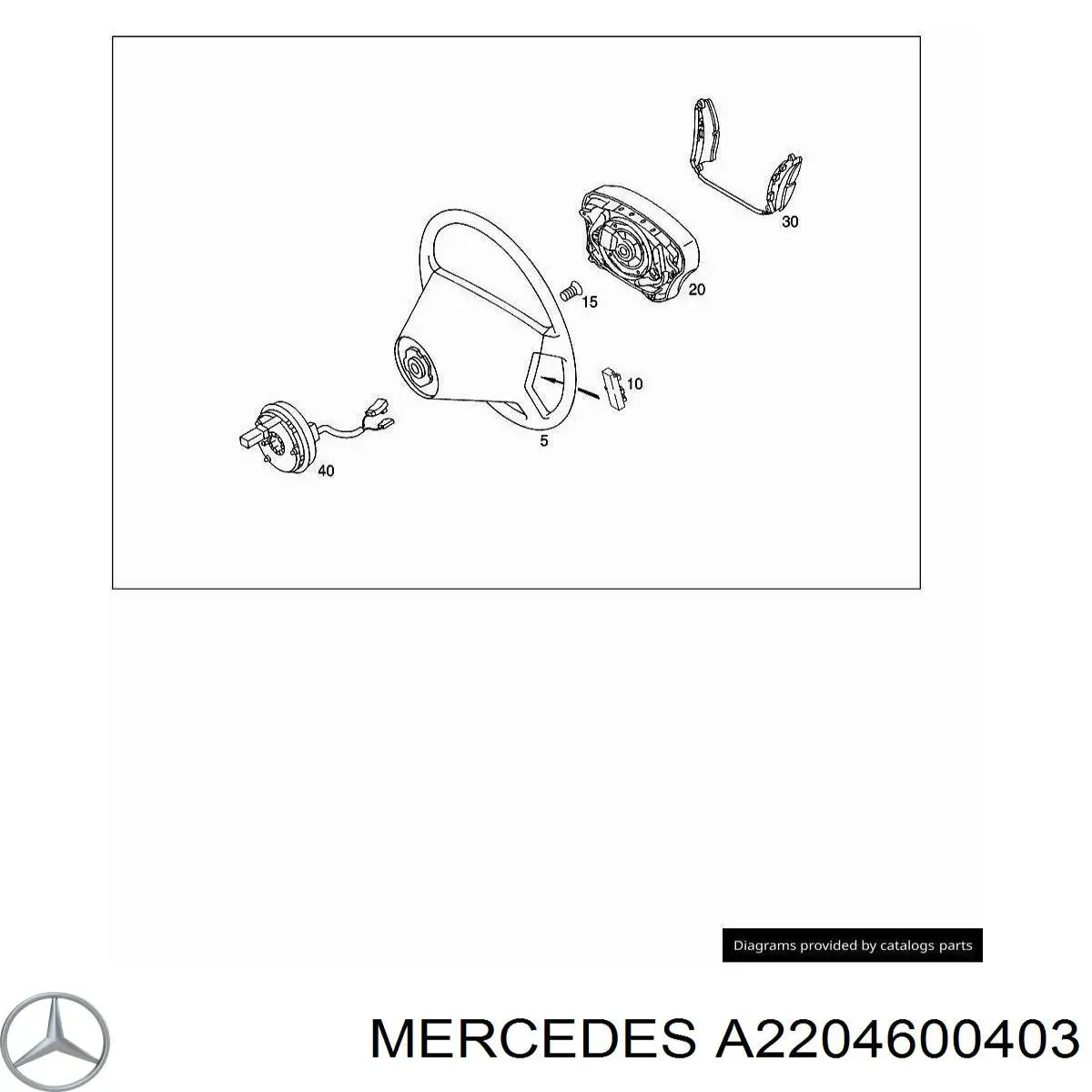 Купить A2204600403 Mercedes 
