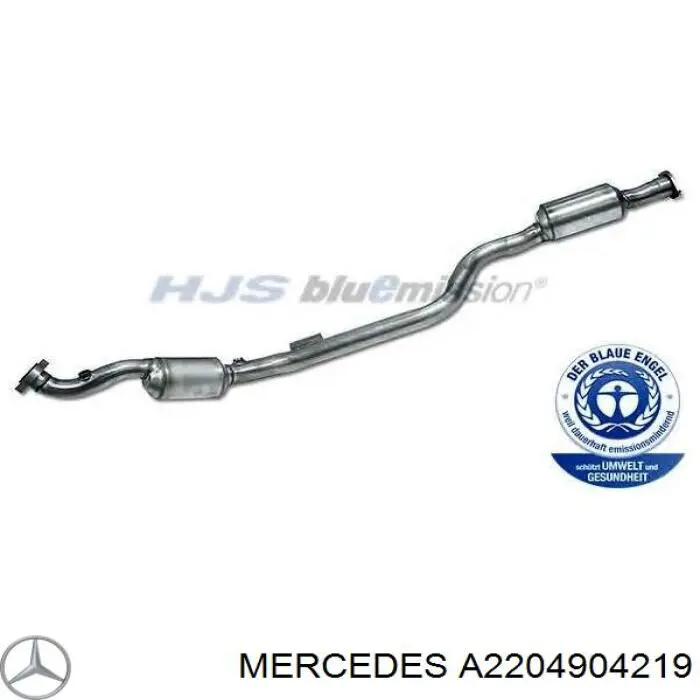 A2204904219 Mercedes Конвертор-катализатор, правый