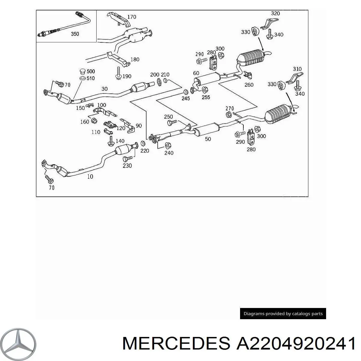 A2204920241 Mercedes 