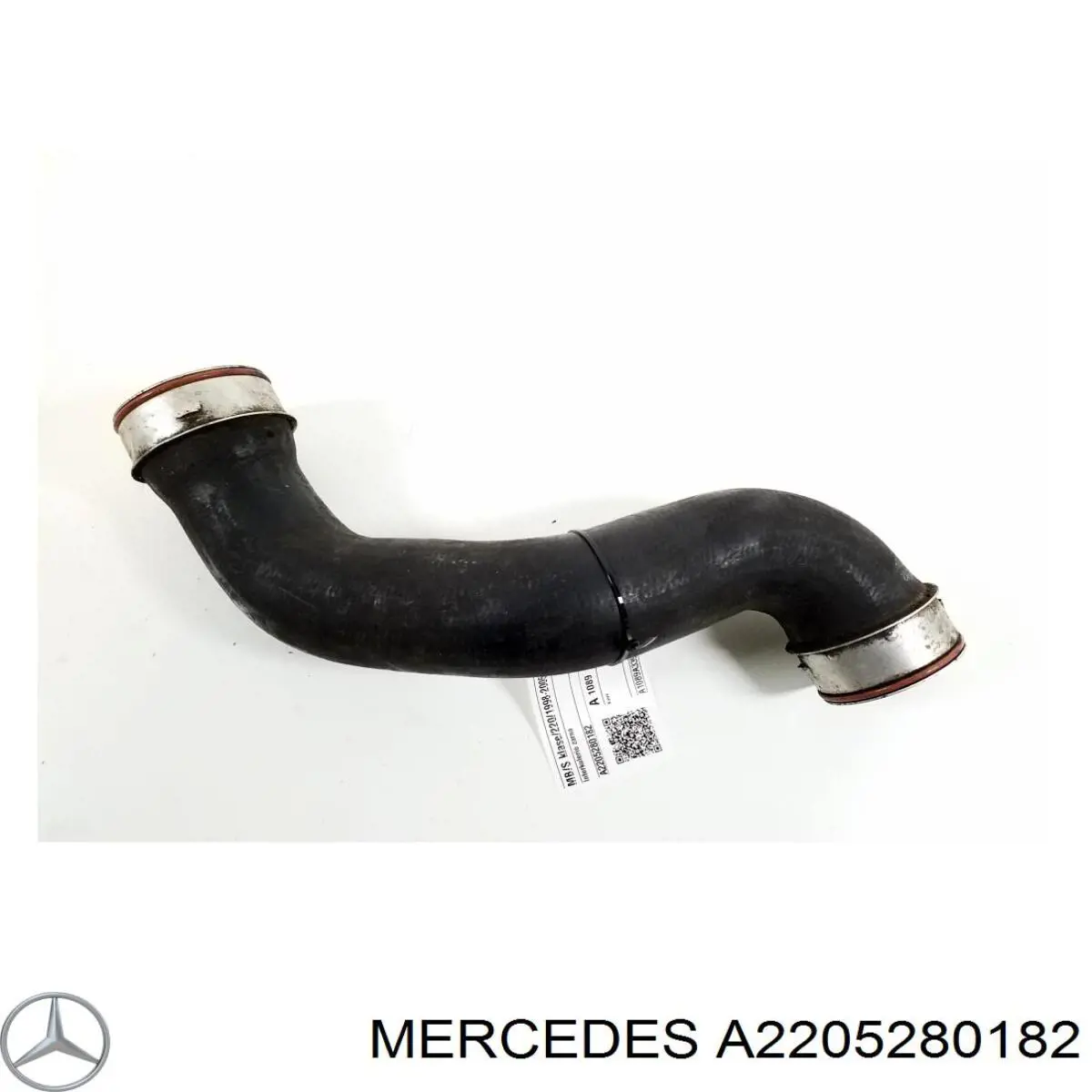Трубка нагнетаемого воздуха левая на Mercedes S (W220)