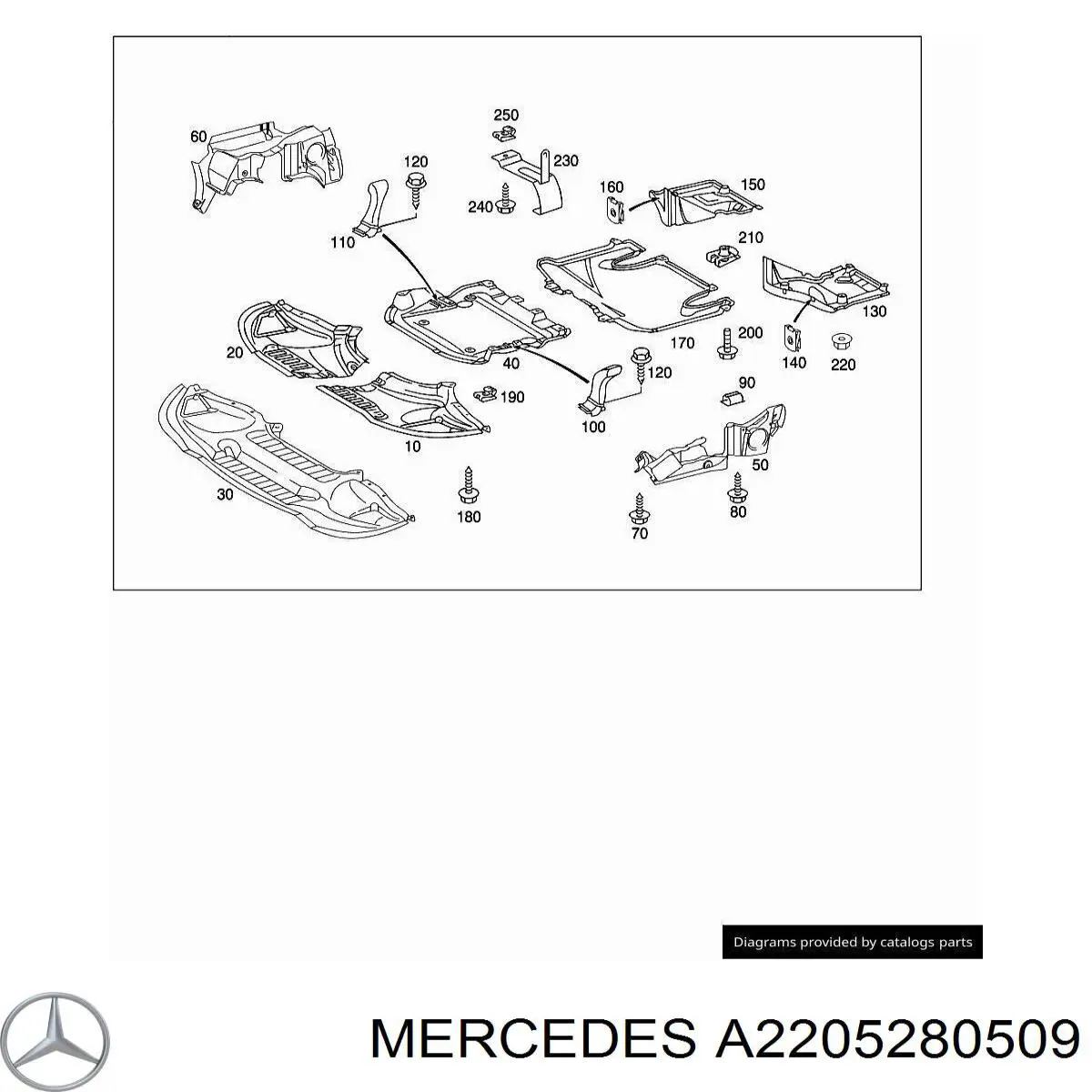 A2205280509 Mercedes 