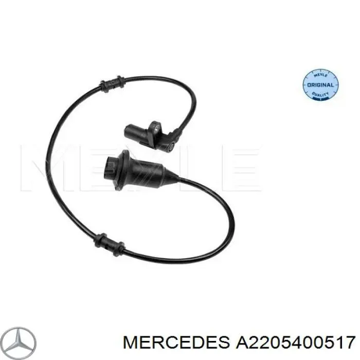 A2205400517 Mercedes датчик абс (abs задний правый)