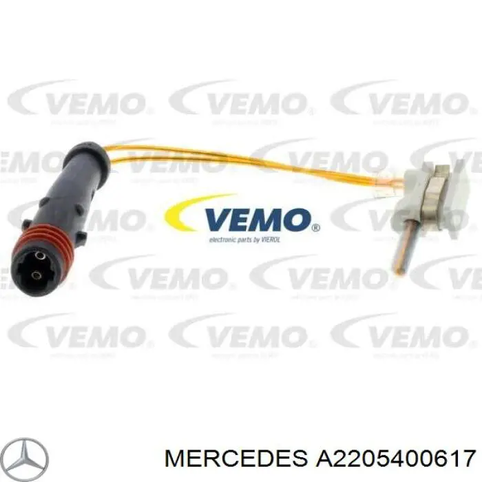 Купить A2205400617 Mercedes Датчик износа тормозных колодок задний
