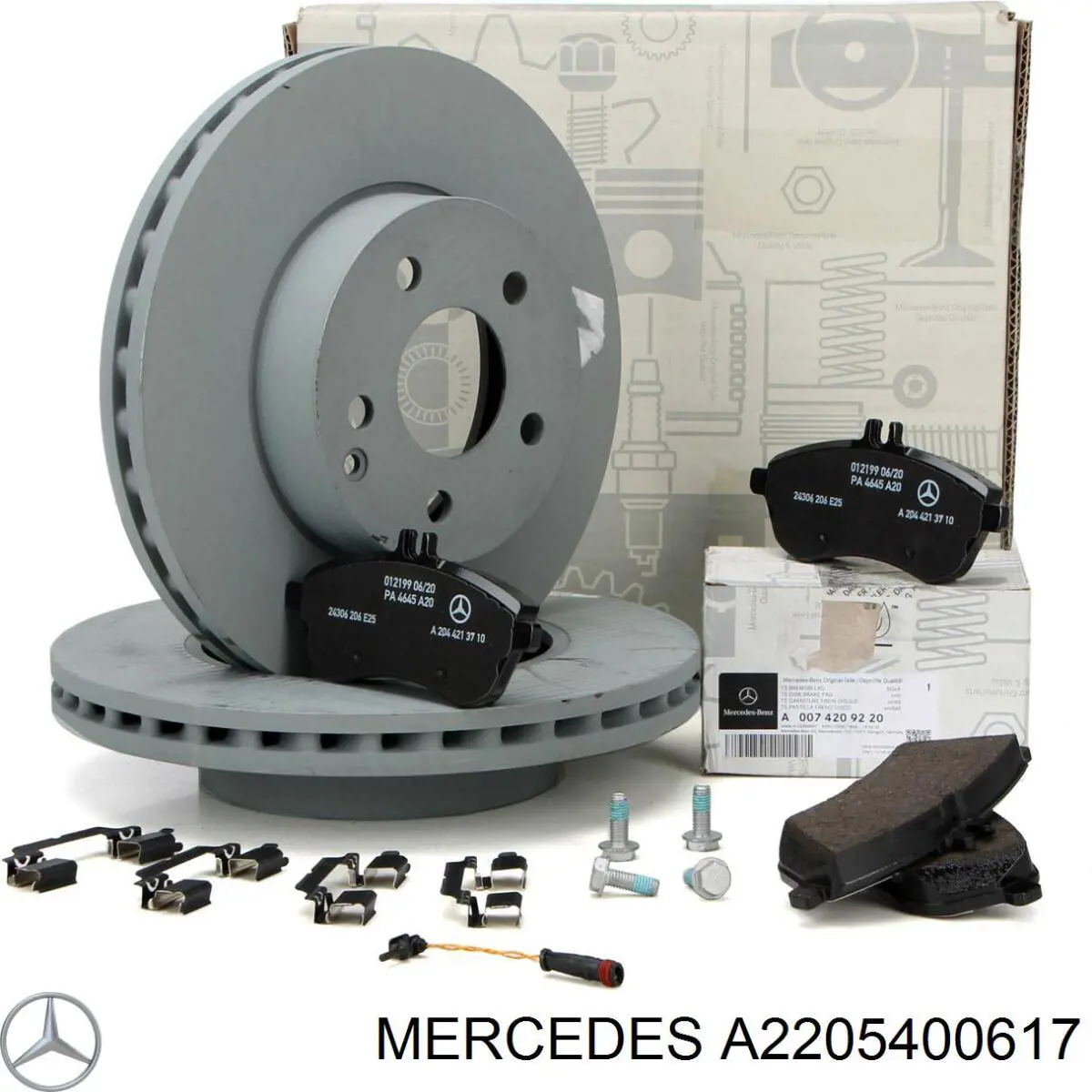 Датчик износа тормозных колодок задний A2205400617 Mercedes