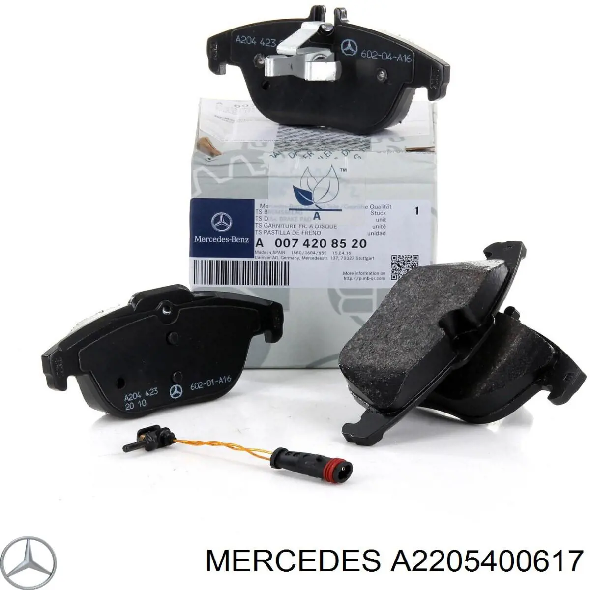 A2205400617 Mercedes  Датчик износа тормозных колодок задний