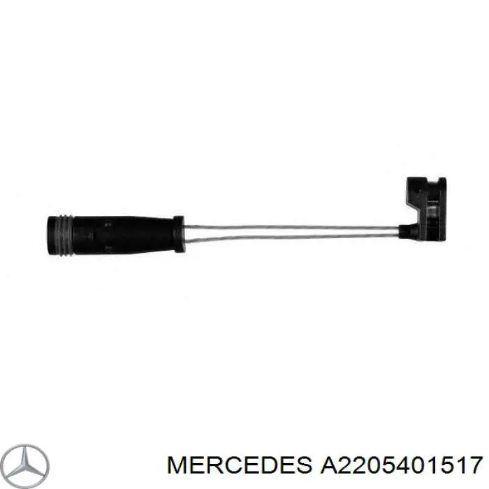 A2205401517 Mercedes sensor dianteiro direito de desgaste das sapatas do freio