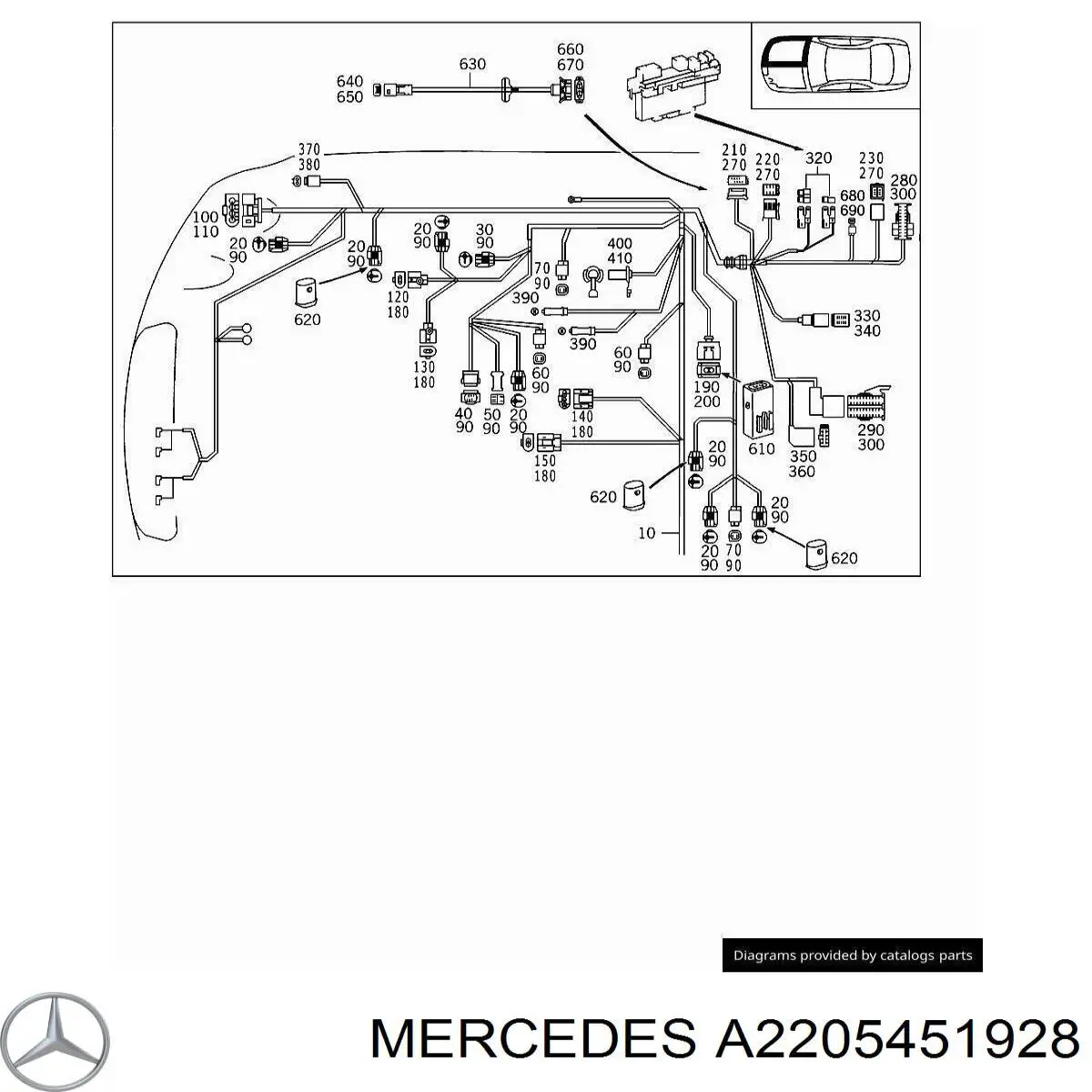2205451928 Mercedes 