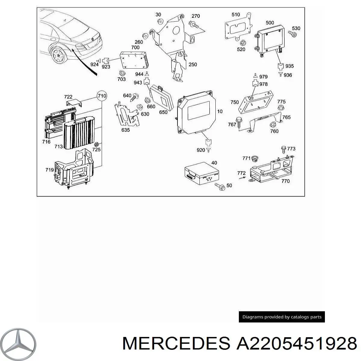  Mercedes 2205451928 цена, от 1.27 USD
