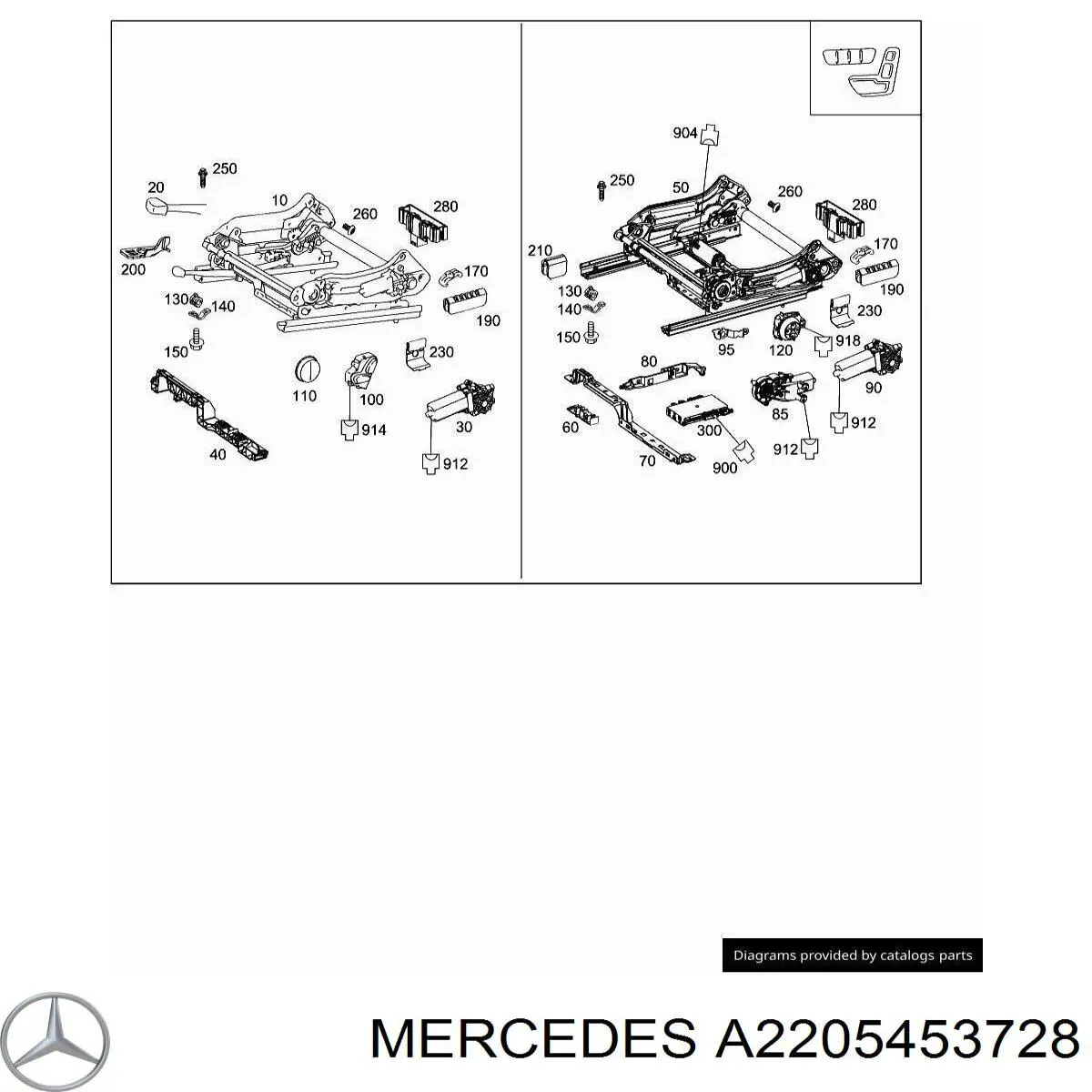 Купить 2205453728 Mercedes 