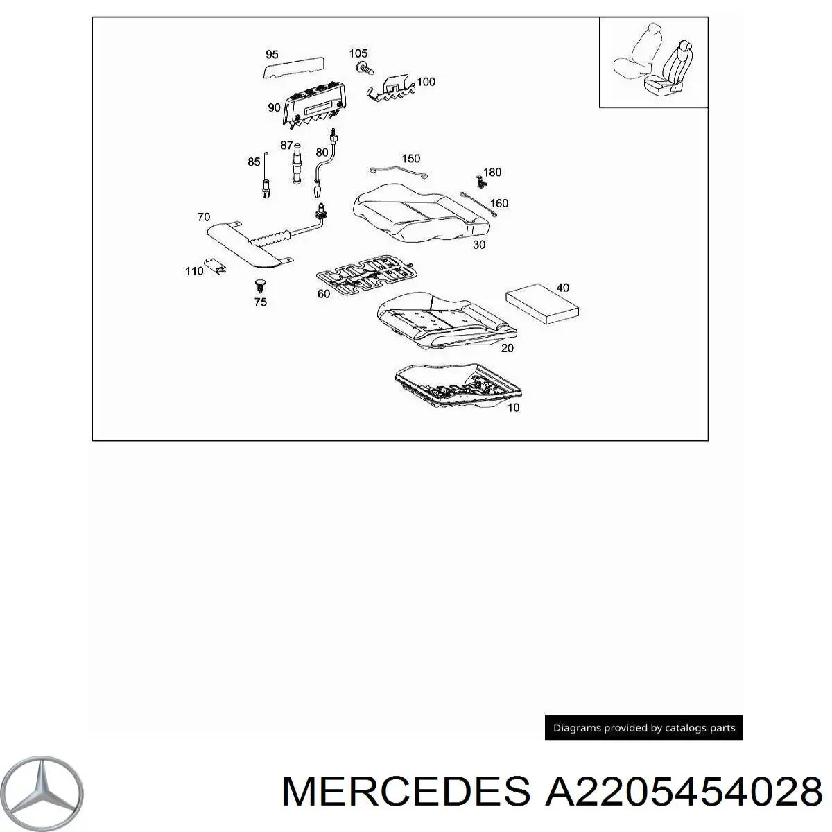 2205454028 Mercedes 