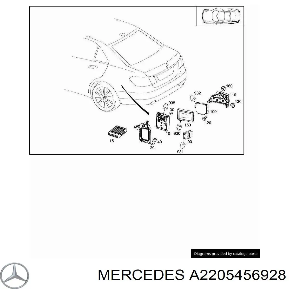  Mercedes A2205456928