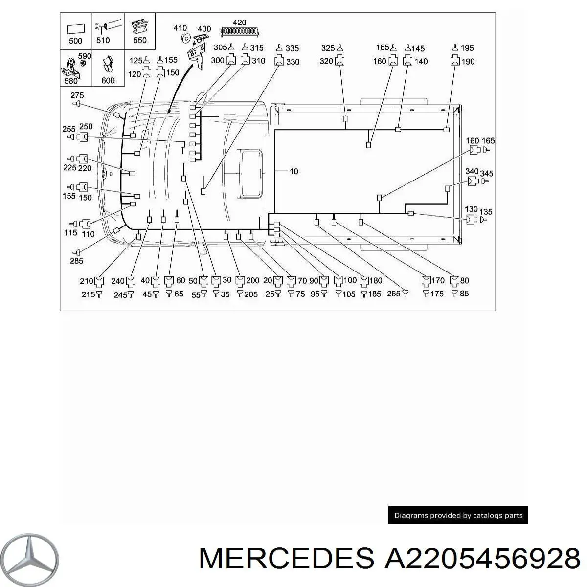 Купить 2205456928 Mercedes 