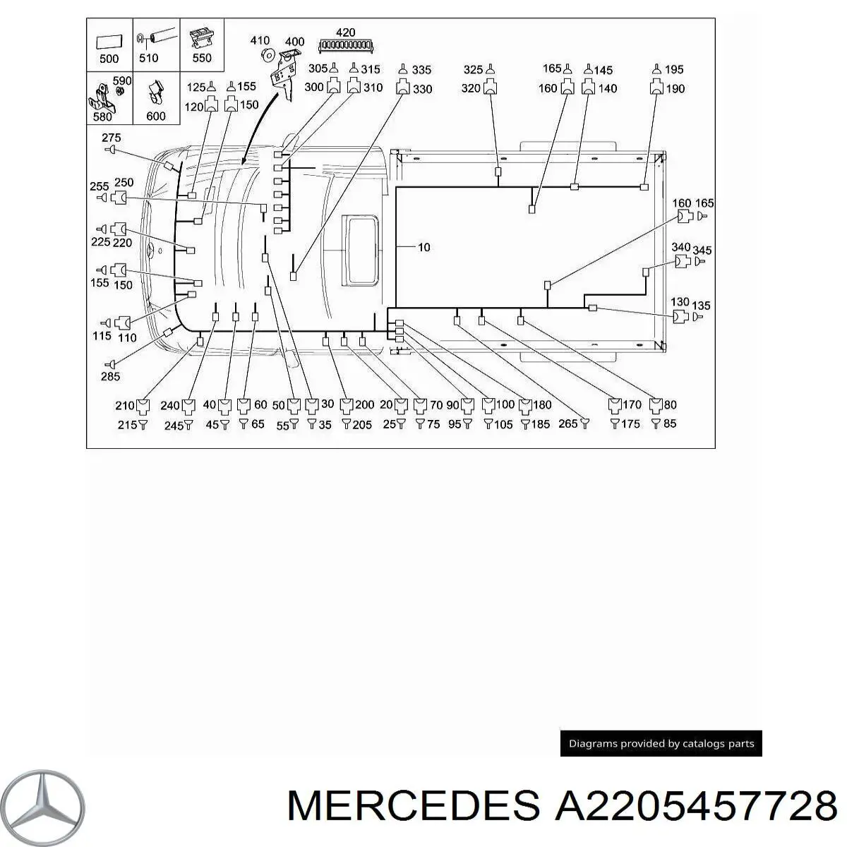 A2205457728 Mercedes 