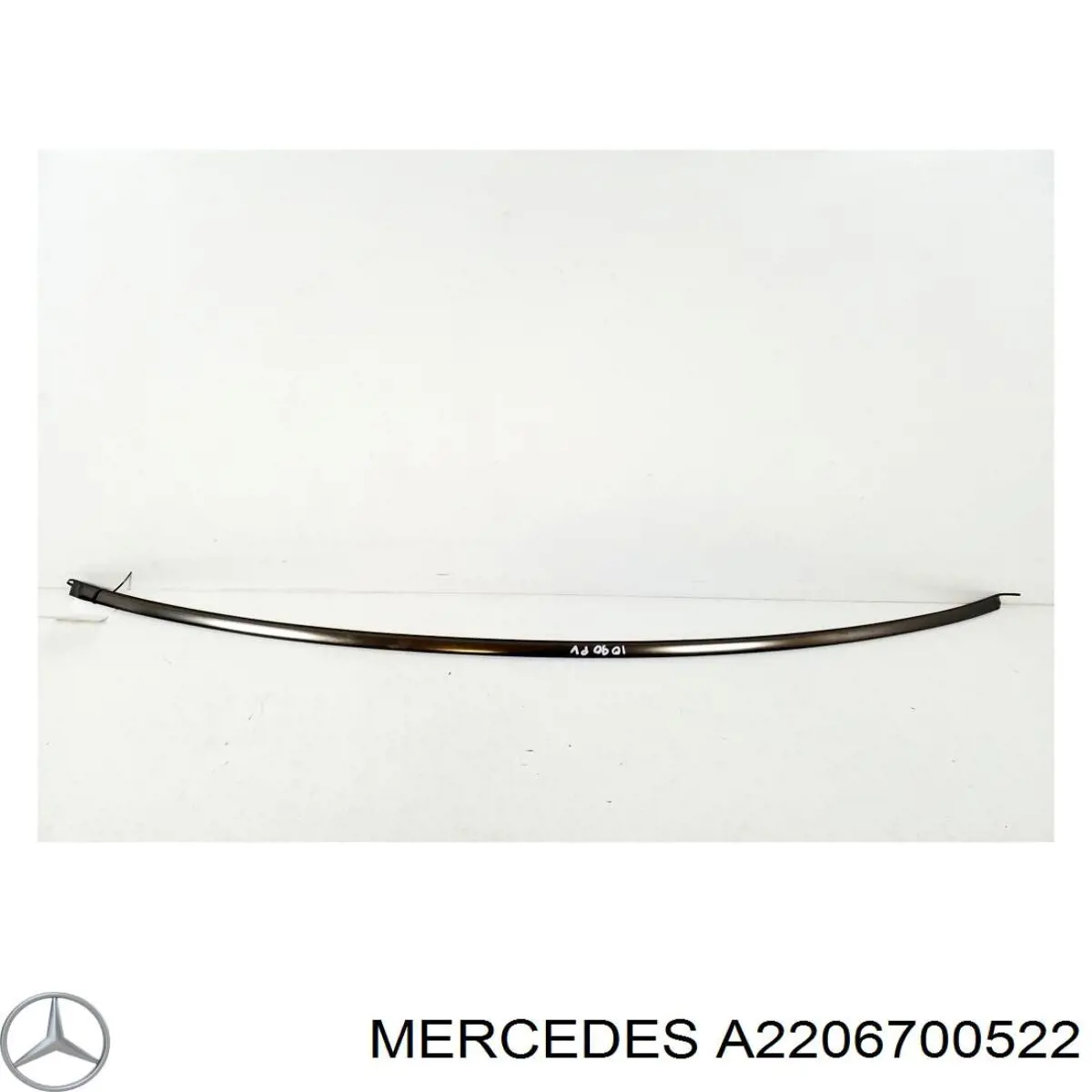 Moldura superior de pára-brisas para Mercedes S (W220)