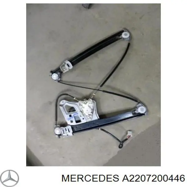 A2207200446 Mercedes mecanismo de acionamento de vidro da porta dianteira direita