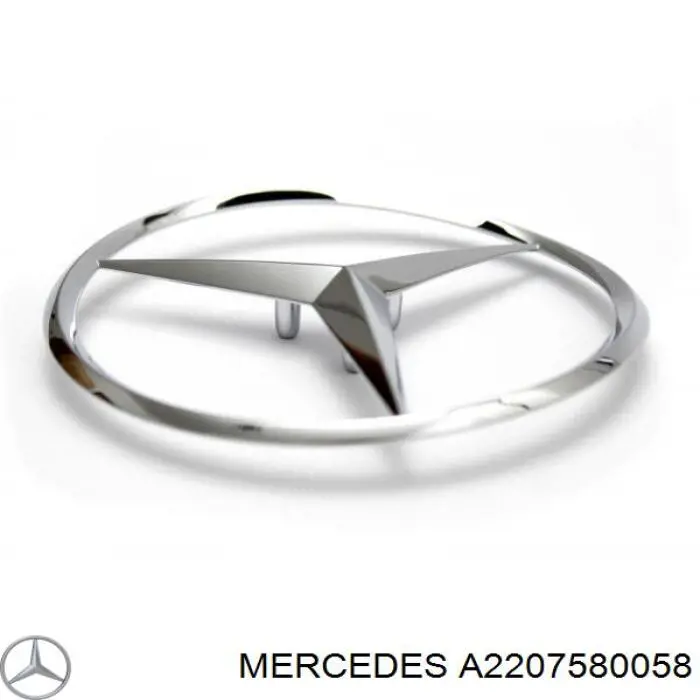 Emblema de tampa de porta-malas (emblema de firma) para Mercedes S  W220