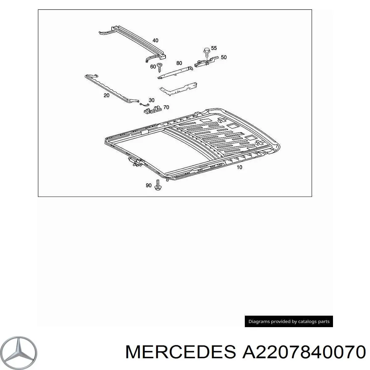 A2207840070 Mercedes 