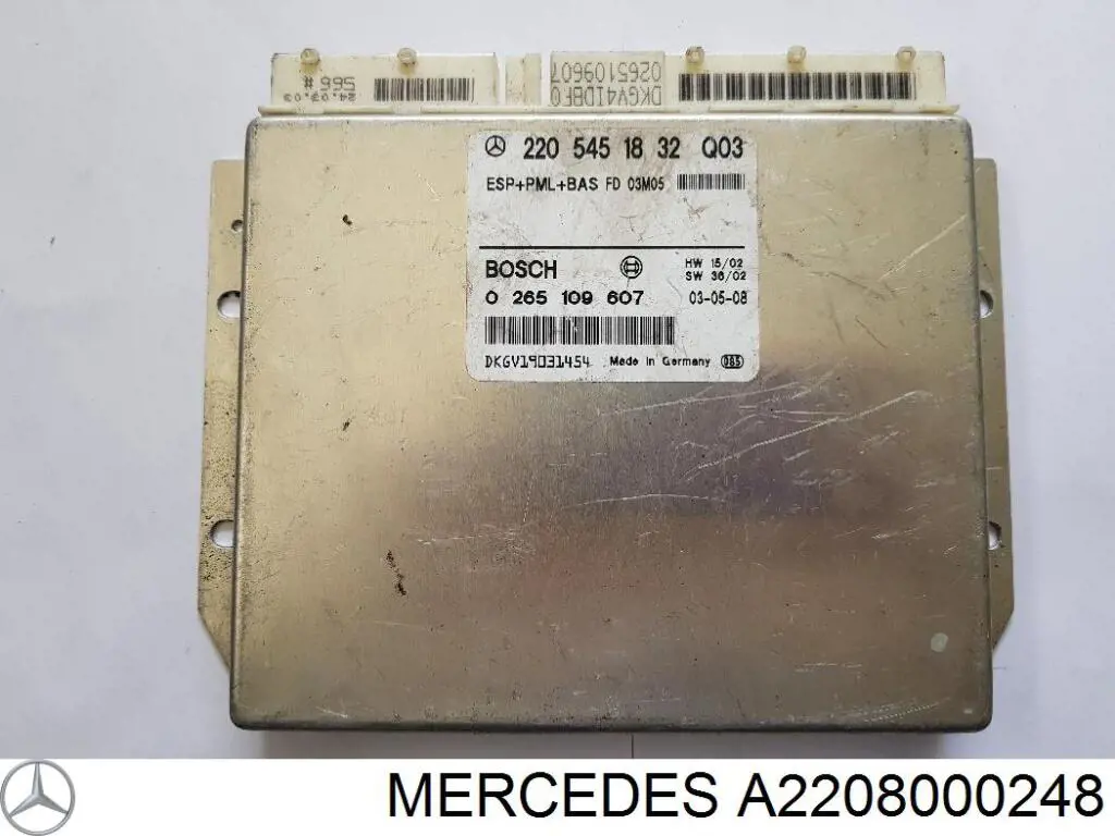 Купить A2208000248 Mercedes Вакуумный насос