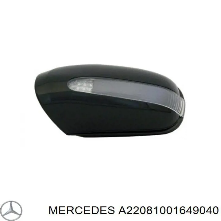 Накладка левого бокового зеркала Mercedes A22081001649040 цена, от 63.35 USD