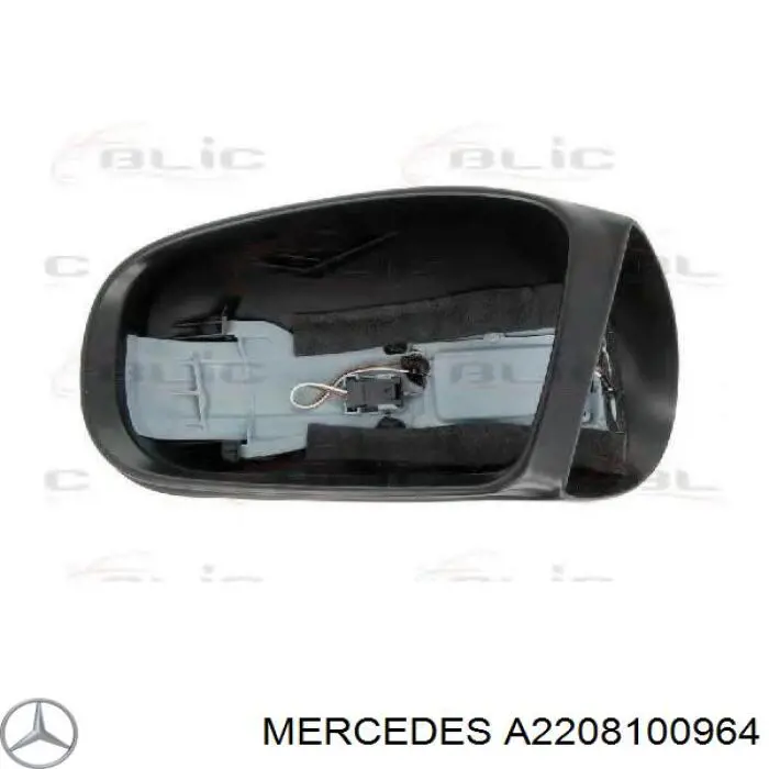 A2208100964 Mercedes передний бампер