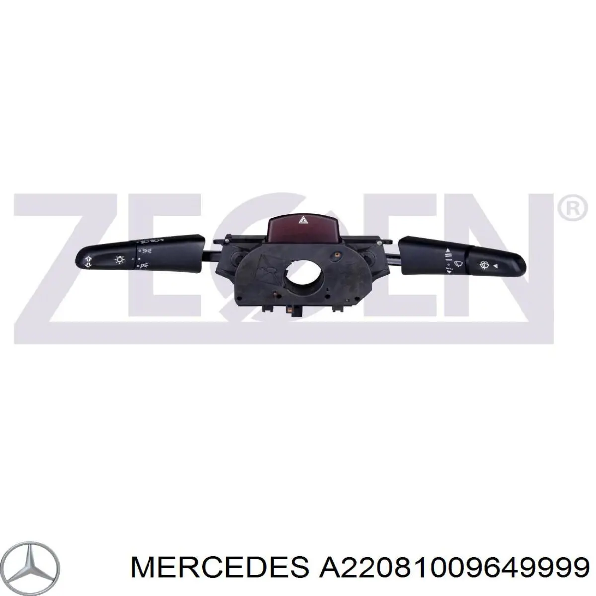 Накладка левого зеркала заднего вида Mercedes A22081009641623