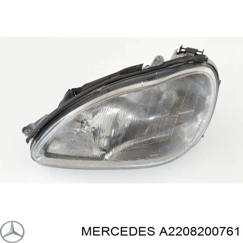 Luz esquerda para Mercedes S (W220)