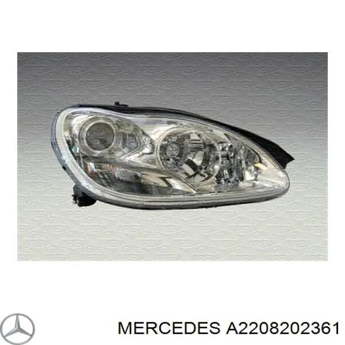 A2208202361 Mercedes фара левая