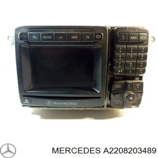 Магнитола (радио AM/FM) Mercedes A2208203489 цена, от 28.22 USD