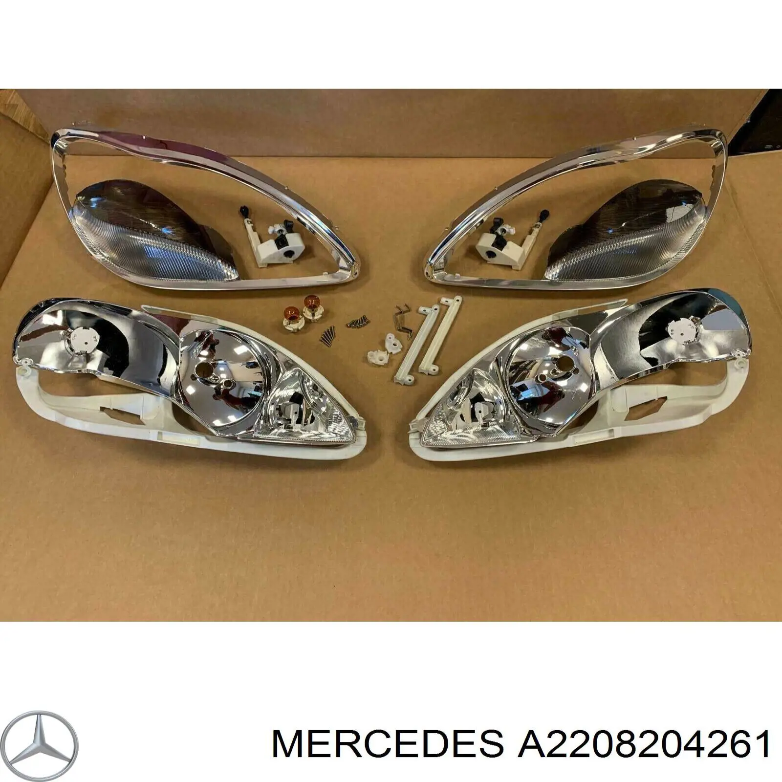 Фара правая 2208204261 Mercedes