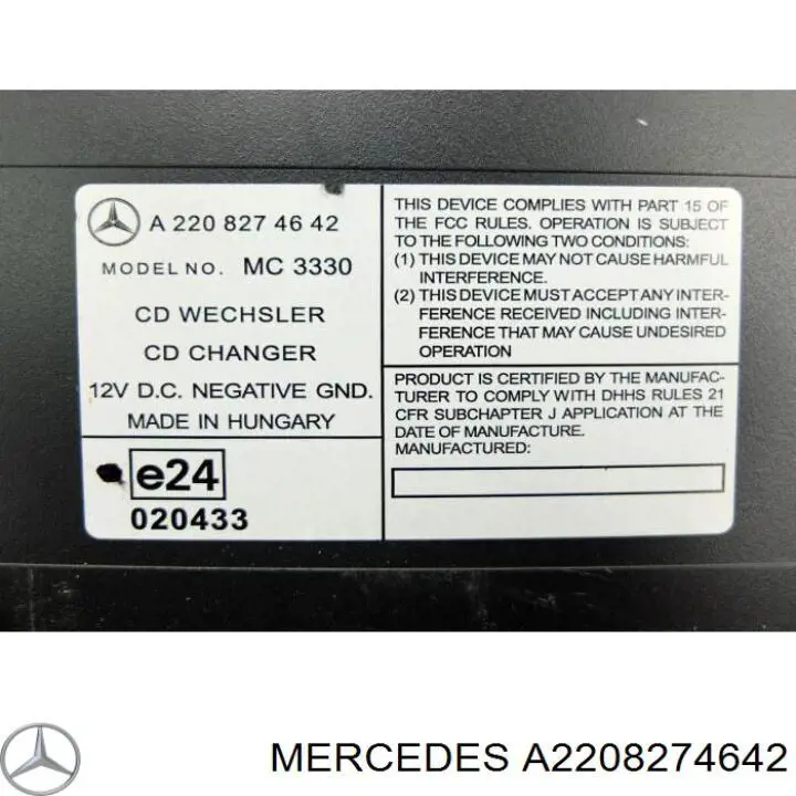  Mercedes A2208274642 цена, от 44.34 USD