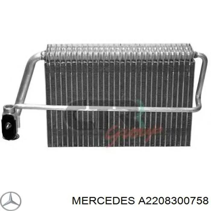 A2208300758 Mercedes испаритель кондиционера