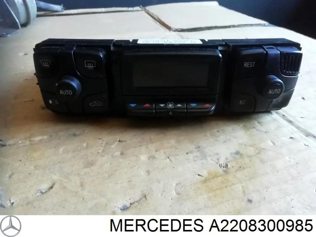 Unidade de controlo dos modos de aquecimento/condicionamento para Mercedes S (W220)