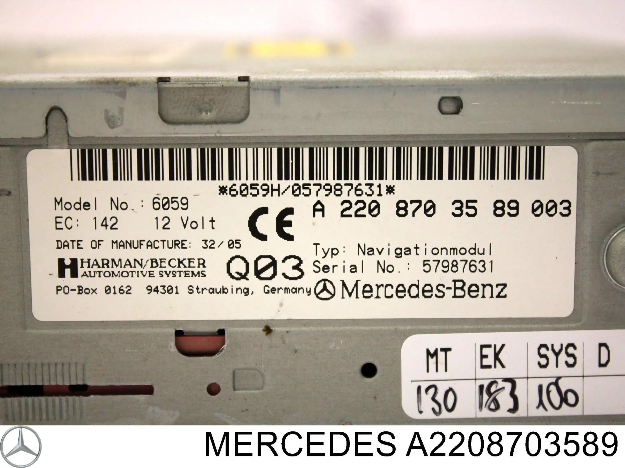  A2208703589 Mercedes