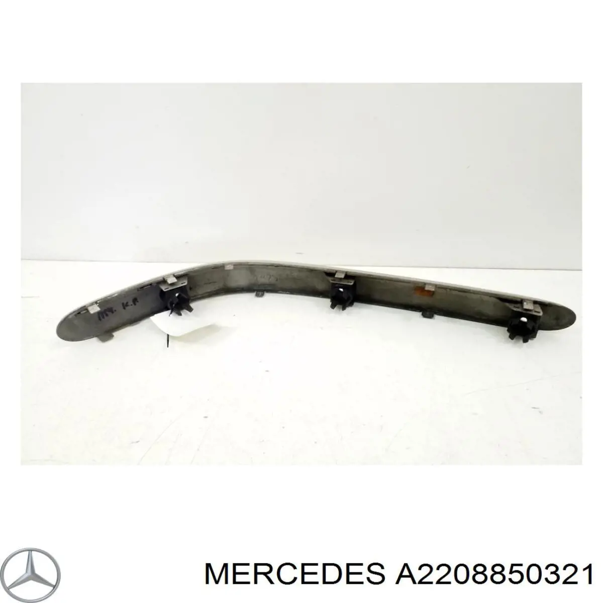 Молдинг бампера переднего левый Mercedes A2208850321 цена, от 5.85 USD