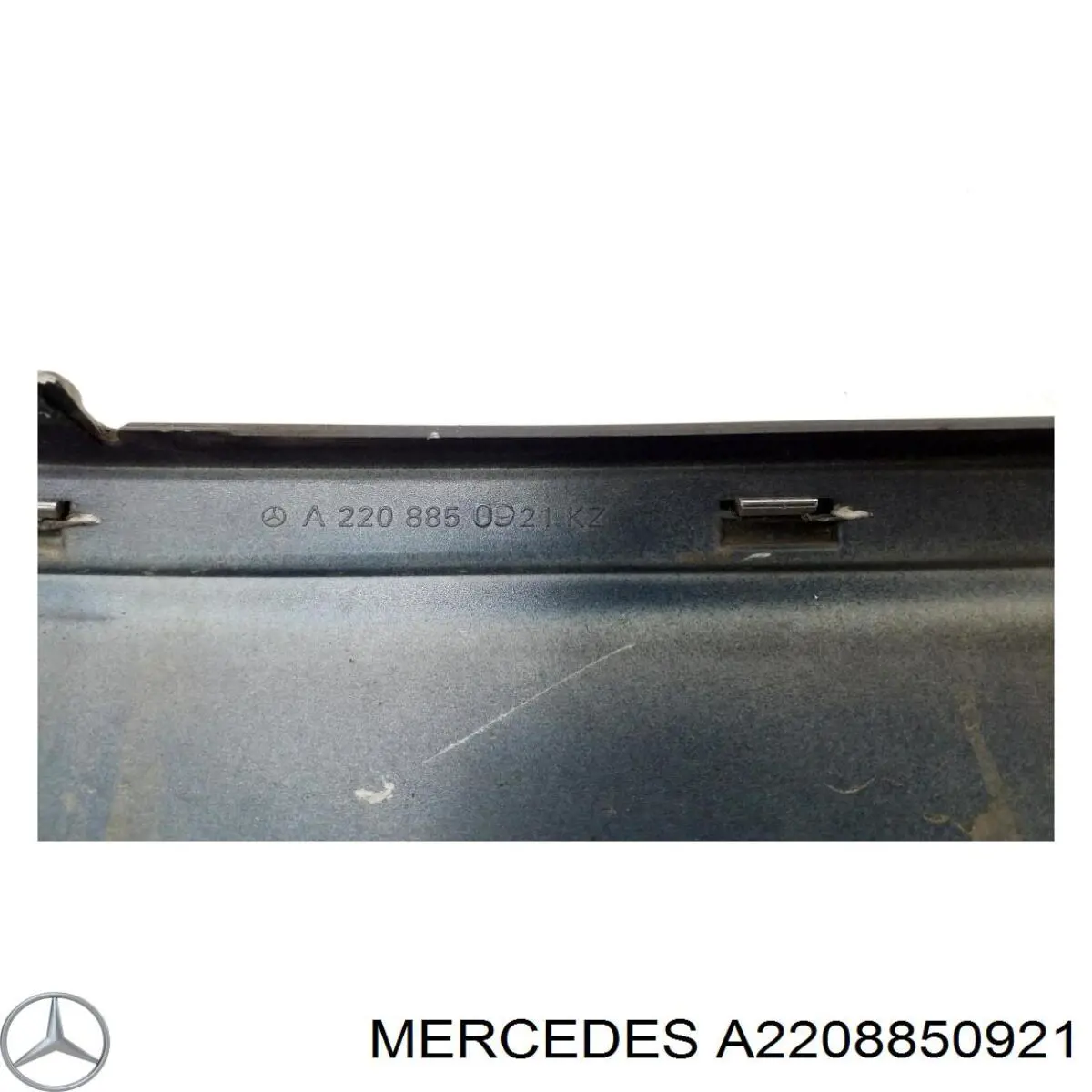 Купить A2208850921 Mercedes Молдинг бампера заднего левый